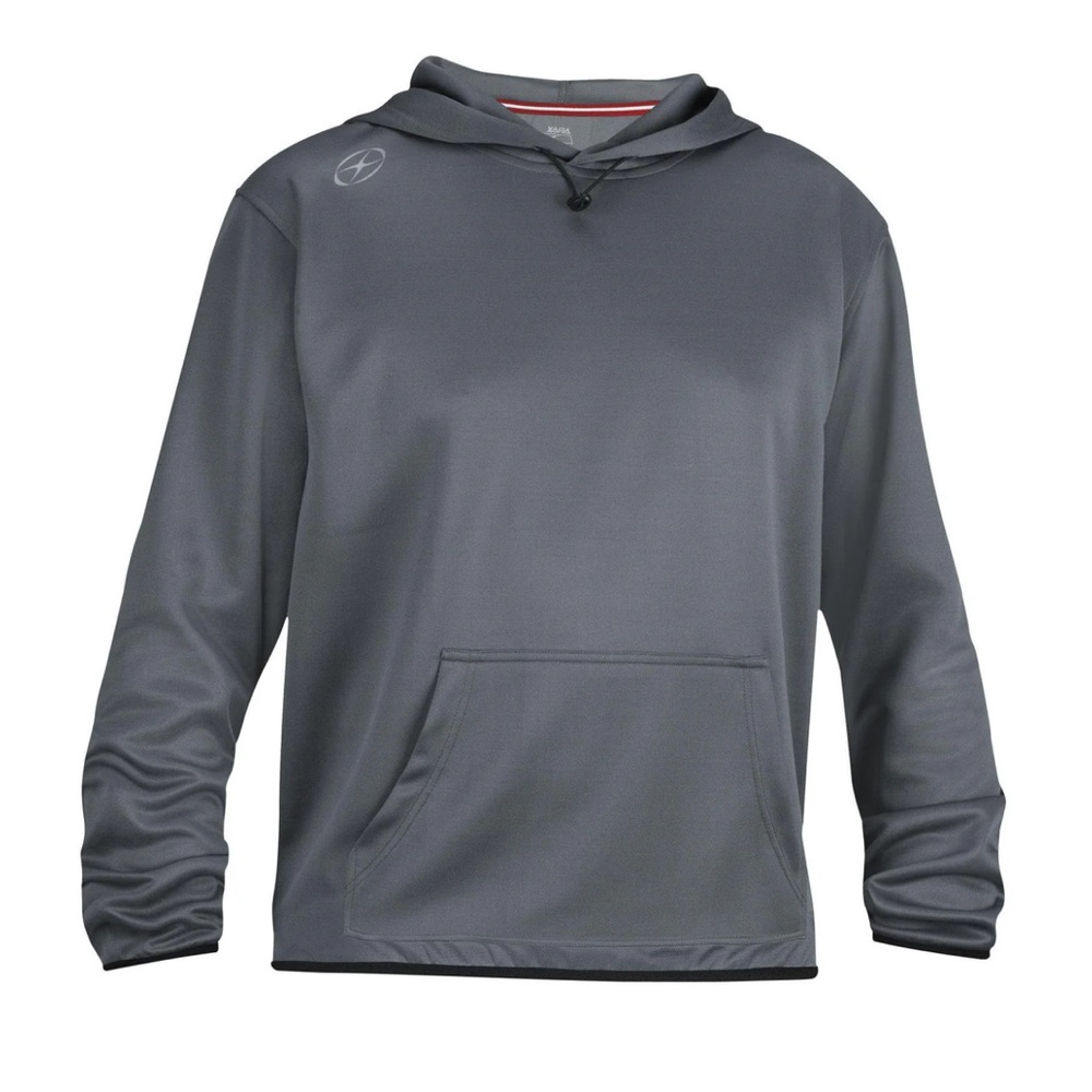 Xara Adult Unisex Newport Sport Hooded Sweatshirt Steel Grey LARGE NWT